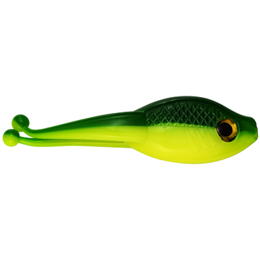 Strike King Mr. Crappie Scizzor Shad Body 10-Pack (Lime-a-Nator)