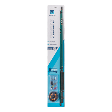 Zebco Martin Complete Fly Fishing Kit W/ Custom Fly Asst