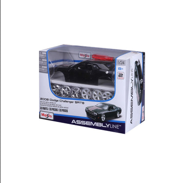 1:24 Scale 2008 Dodge Challenger SRT8 Diecast Model Kit