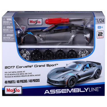 Maisto 1:24 Scale 2017 Chevrolet Corvette Grand Sport Diecast Model Kit