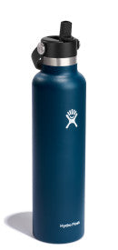 Hydro Flask 24oz Stand Flex Straw Cap Indigo