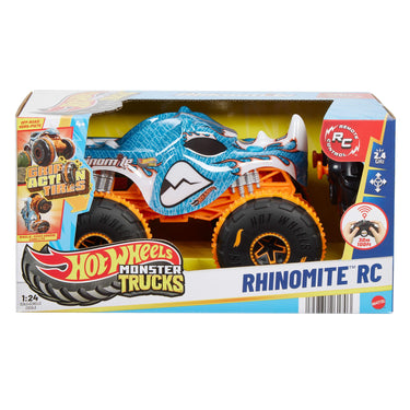 Hot Wheels Monster Trucks Rhinomite RC in its retail box