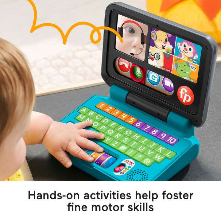 Load image into Gallery viewer, Fisher-Price Laugh &amp; Learn Let&#39;s Connect Laptop
