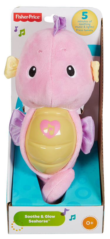 Fisher-Price Soothe & Glow Seahorse in its retail package