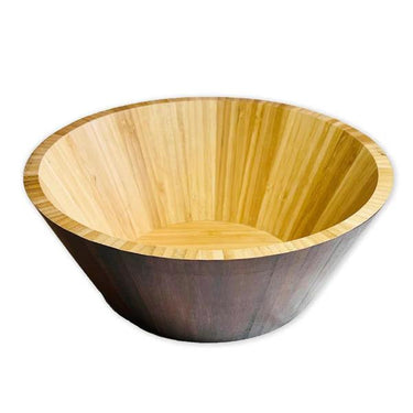 Island Bamboo Pakkawood Salad Bowl (Natural)