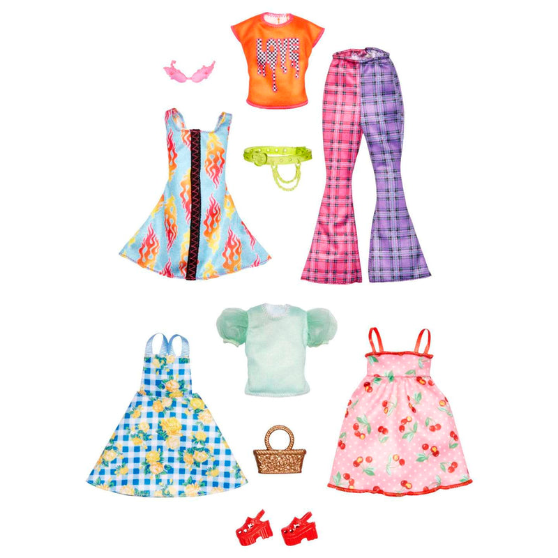 Load image into Gallery viewer, Barbie Clothes - 2 Outfits &amp; 2 Accessories for Barbie Assorted
