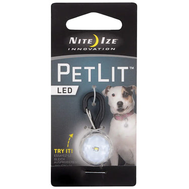 Nite Ize PetLit LED Collar Light (Crystal)