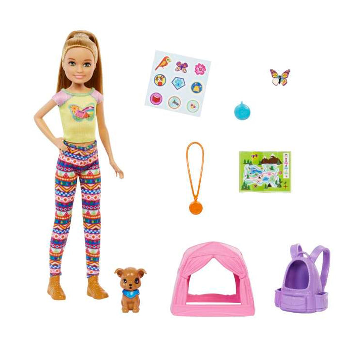 Barbie It Takes Two Stacie Camping Doll With Pet Puppy