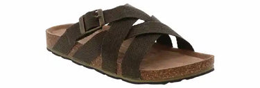 Northside Jillian Strap Women's Footbed Sandal (Olive Green) Size 11
