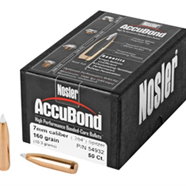 Nosler Accubond Rifle Bullets 7mm 160Gr 50rd
