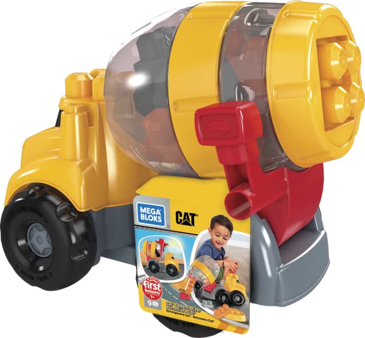 Load image into Gallery viewer, MEGA BLOKS Cat Cement Mixer Truck
