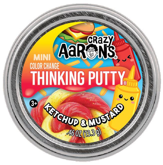 Ketchup & Mustard Mini Color-Change Thinking Putty