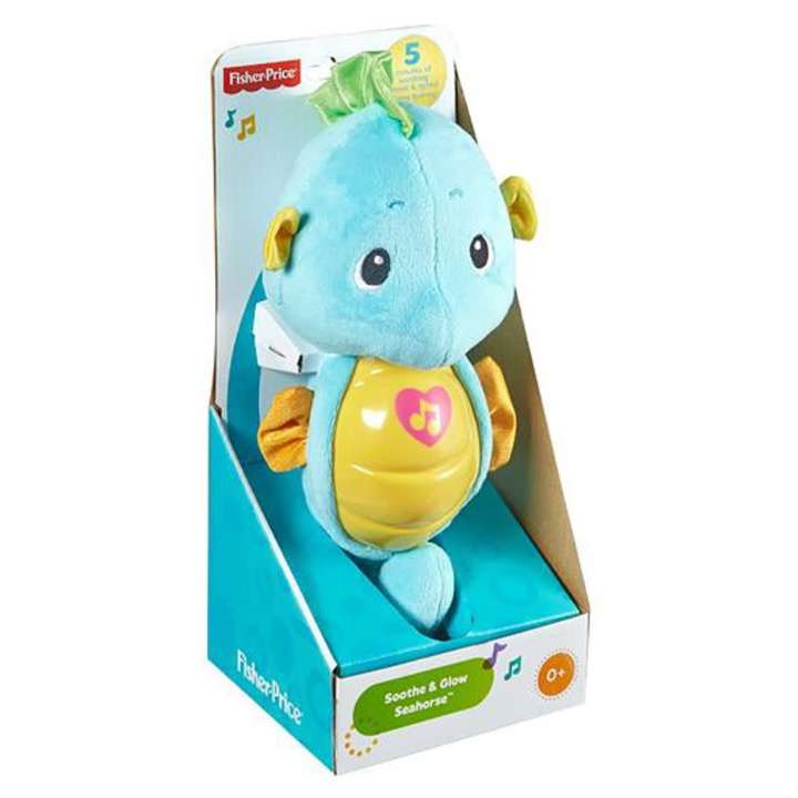 Load image into Gallery viewer, Fisher-Price Soothe &amp; Glow Seahorse
