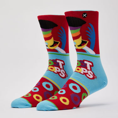 Odd Sox Froot Loops Mash-Up Men's Crew Socks Size L