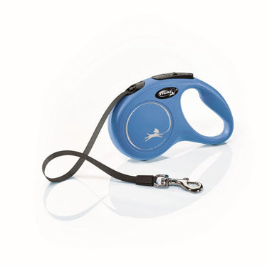 Flexi Classic Nylon Cord Dog Leash (Blue) 16', 33lb