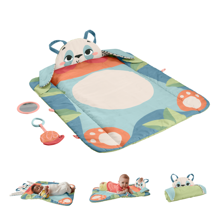 Load image into Gallery viewer, Fisher-Price Planet Friends Roly-Poly Panda Play Mat
