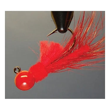 Hawken Fishing 1/4oz Aerojig Hackle Jig (Red)