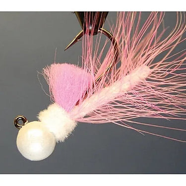 Hawken Fishing 1/4oz Aerojig Hackle Jig (Pink/White)