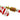 MEPPS 1/8 AGLIA SPINNER, RED/WHT
