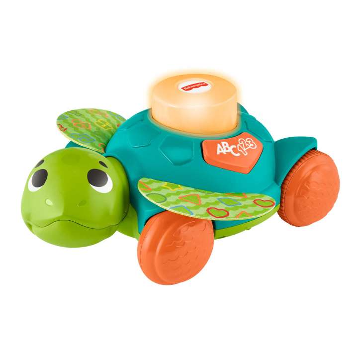 Load image into Gallery viewer, Linkimals Sit-To-Crawl Sea Turtle Musical Baby Toy
