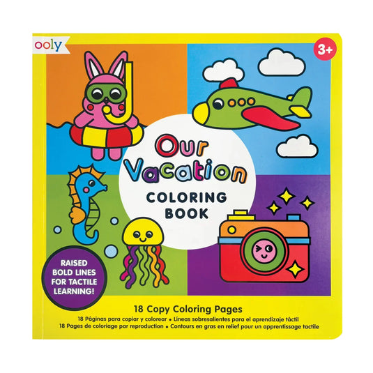 Ooly Our Vacation Copy Coloring Book