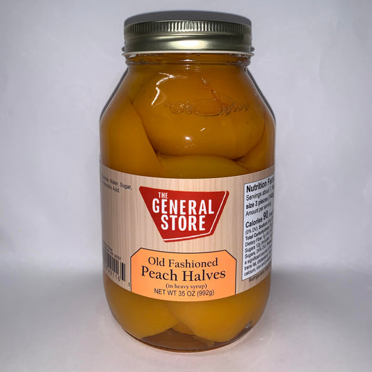 The General Store - Old Fashioned Peach Halves (35 Oz)