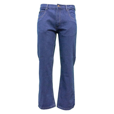 Key Performance Comfort 5-Pocket Jeans (Indigo Denim Enzyme Wash) Size 38x32