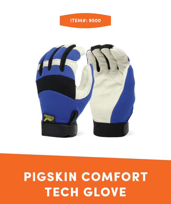 Pigskin Palm Comfort Tech Glove Extra Small