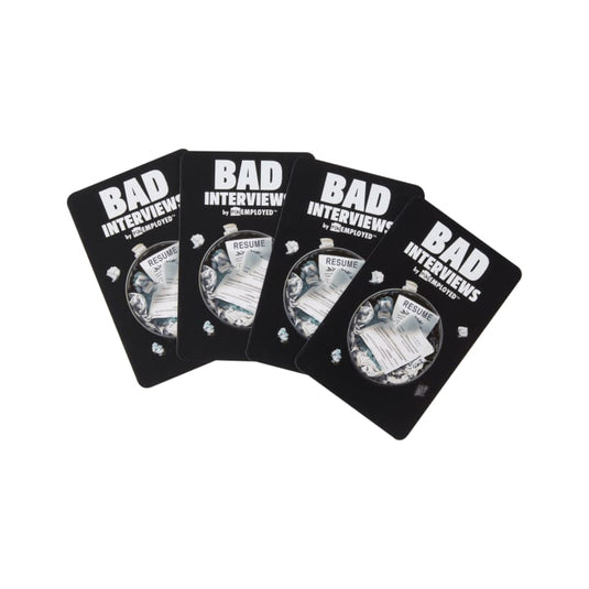 Bad Interviews By Funemployed Party Game For Adults And Game Night For 3 Or More Players