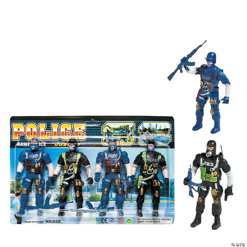 Load image into Gallery viewer, Police Warrior Character Toys
