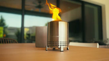 Solo Stove Mesa 5.1 in. W Stainless Steel Round Multi-Fuel Fire Pit