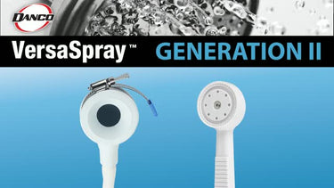 Danco White Plastic 1 settings Handheld Showerhead 2.2 gpm