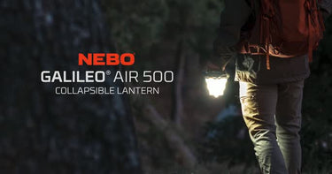 NEBO Galileo Air 500 lm Black/Gray LED Collapsible Lantern