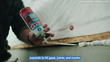 GE Yellow Foam Gaps and Cracks Insulating Sealant 12 oz