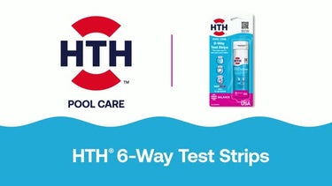 HTH Pool Care Strips 6-Way Test Strips 1 bottle