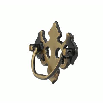 Amerock Allison Traditional Bar Cabinet Pull 3 in. Antique Brass Gold 1 pk
