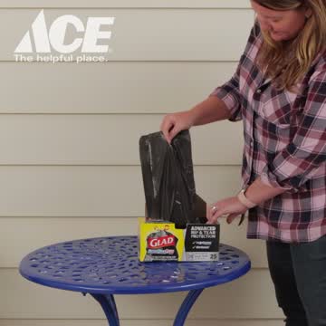 Glad ForceFlex Plus 30 gal No Scent Trash Bags Drawstring 25 pk