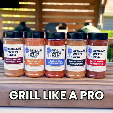 Grillin With Dad Dad's Maple Bourbon Seasoning Rub 12 oz