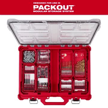 Milwaukee Shockwave Drill and Driver Bit Set Alloy Steel 54 pc