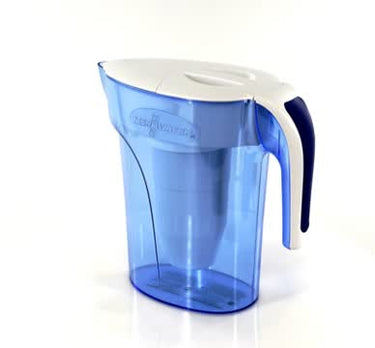 ZeroWater Ready-Pour 7 cups Blue Water Filtration Pitcher