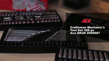 Craftsman 1/4, 3/8 and 1/2 in. drive Metric and SAE 6 and 12 Point Mechanic's Tool Set 308 pc (In-Store Pickup Only)
