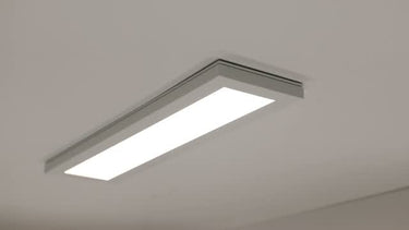 Feit EDGELIT 1 in. H X 11 in. W X 11 in. L Frost White LED Flat Panel Light Fixture