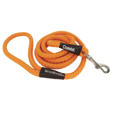 Coastal Water & Woods® Braided Rope Snap Dog Leash (Safety Orange) 6'