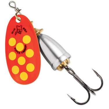 Blue Fox 3/8oz Vibrax Spinner (Flourescent Red/Flourescent Yellow)