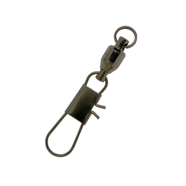 Eagle Claw Ball Bearing Swivels with Interlock Snaps 2 Pack (Nickel) Size 4
