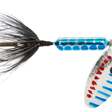 Worden's Rooster Tail Metallic Silver Blue "Pirate"