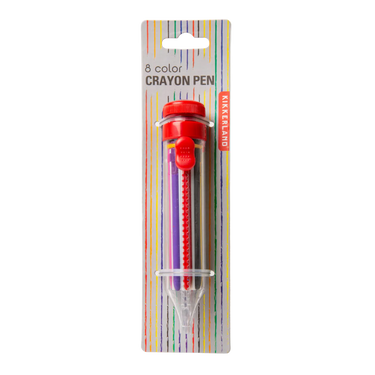 Kikkerland 8 Color Crayon Pen