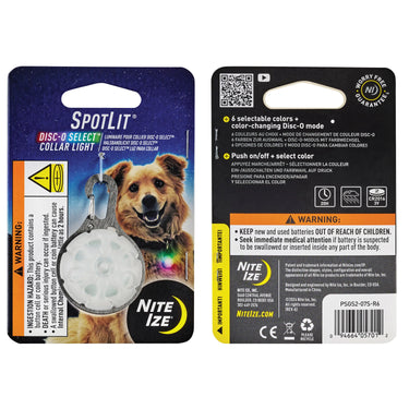 Nite Ize SpotLit Collar Light - Disc-O Select
