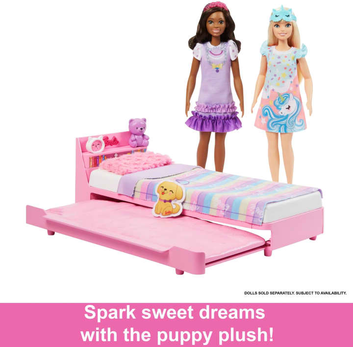 Load image into Gallery viewer, Barbie Furniture For Preschoolers, My First Barbie Bedtime Playset
