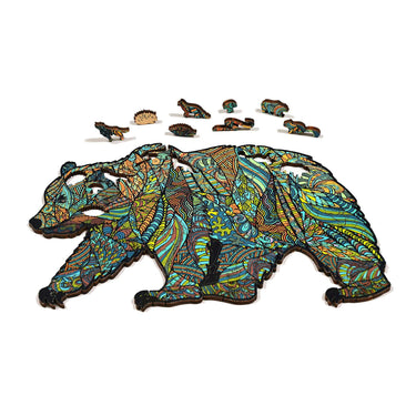 GSI Outdoors Grizzly Bear Wood Puzzle